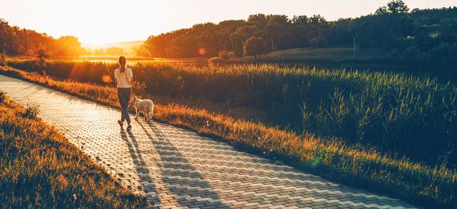 femme qui court avec son chien